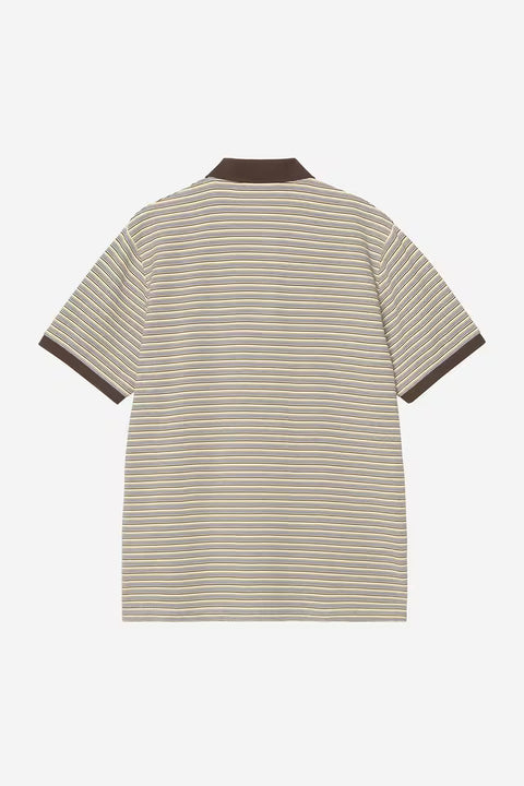 Carhartt WIP Dion Polo - Dion Stripe, Wax
