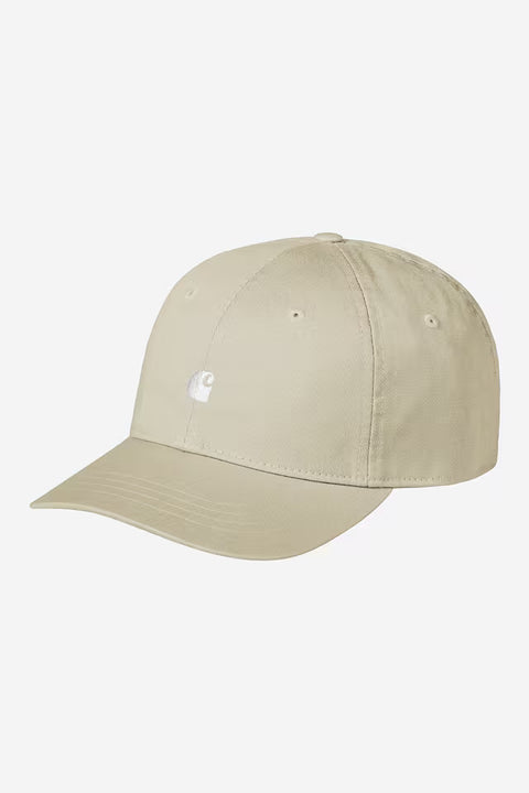 Carhartt WIP Madison Logo Cap - Stone / White