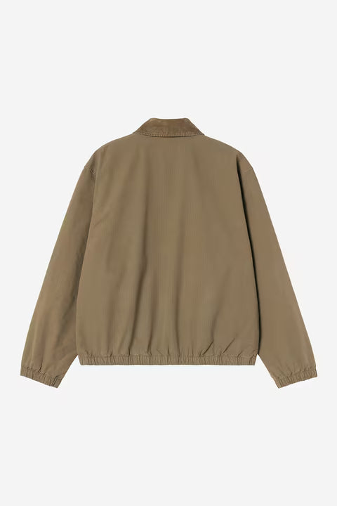 Carhartt WIP Madison Ripstop Jacket - Dark Bleech / Black, Garment Dyed
