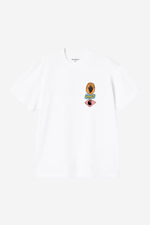 Carhartt WIP Stacked Tee - White