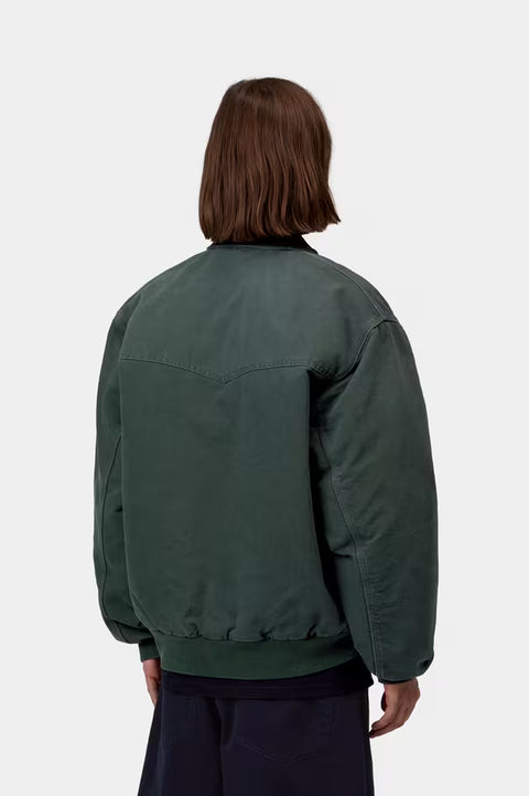 Carhartt WIP OG Santa Fe Jacket - Raven / Black, Stone Canvas