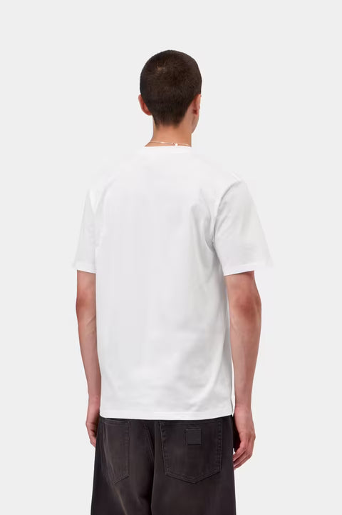Carhartt WIP S/S Small Heart Tee - White / Red