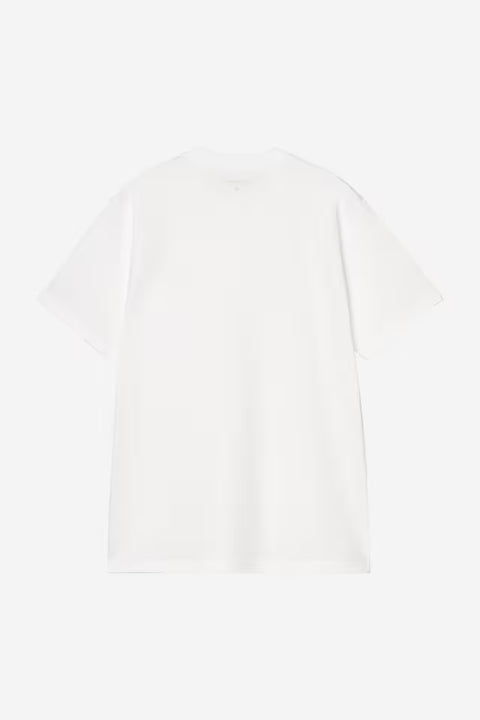 Carhartt WIP S/S Small Heart Tee - White / Red