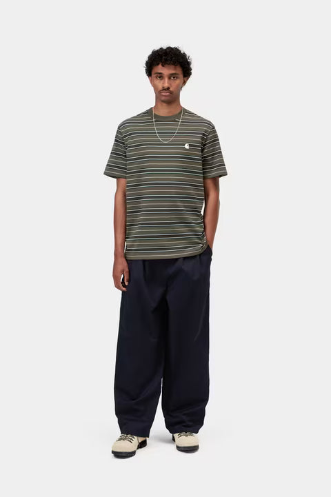 Carhartt WIP S/S Bronson Tee - Bronson Stripe / Cypress