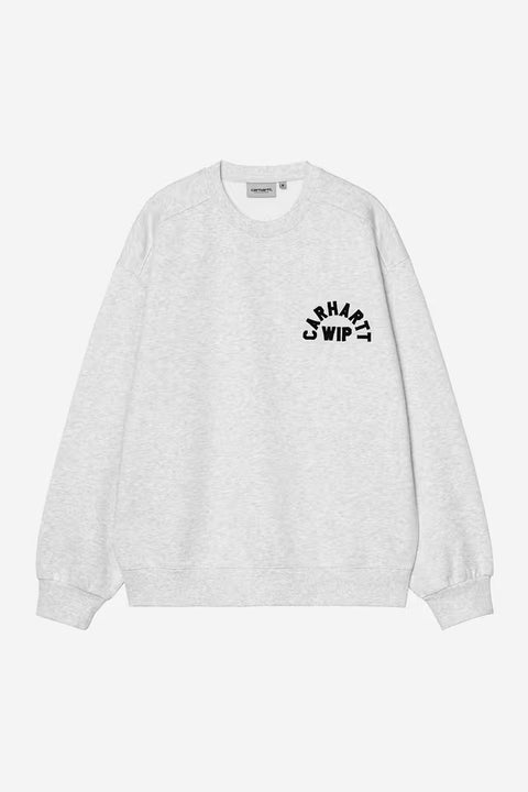 Carhartt WIP Arch Script Sweatshirt - Ash Heather / Dark Navy
