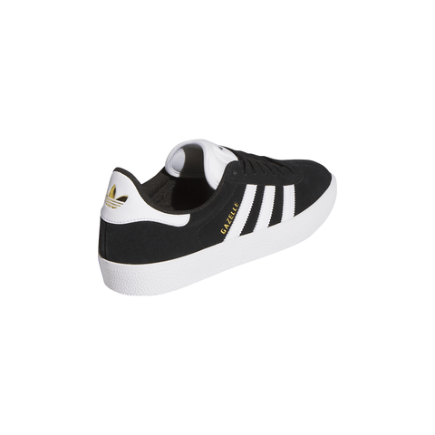 Adidas Gazelle ADV -  Core Black / Ft White / Gold Mt