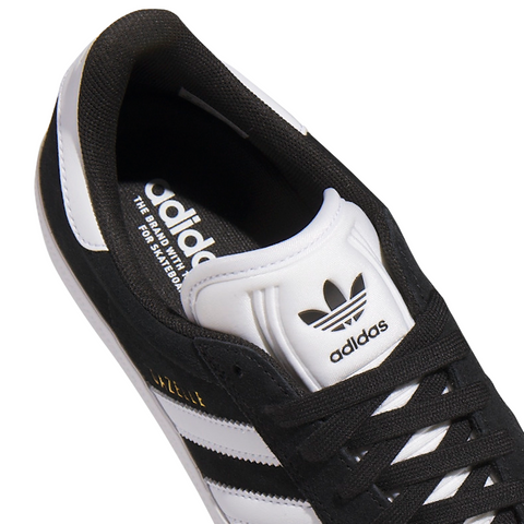 Adidas Gazelle ADV -  Core Black / Ft White / Gold Mt