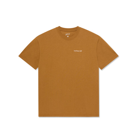 Last Resort AB Monogram Tee - Golden Brown / White