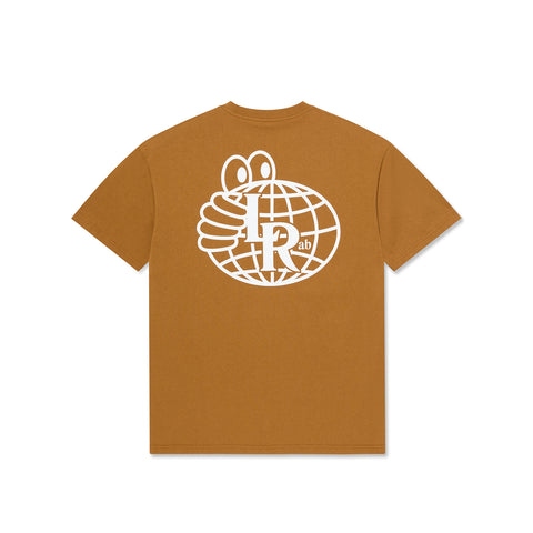 Last Resort AB Monogram Tee - Golden Brown / White