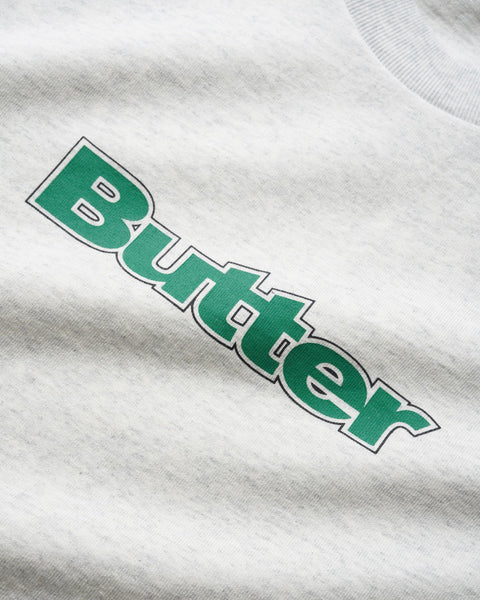 Butter Goods Outline Logo Tee - Ash