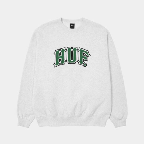 HUF Classic Arch Crew - Heather Grey