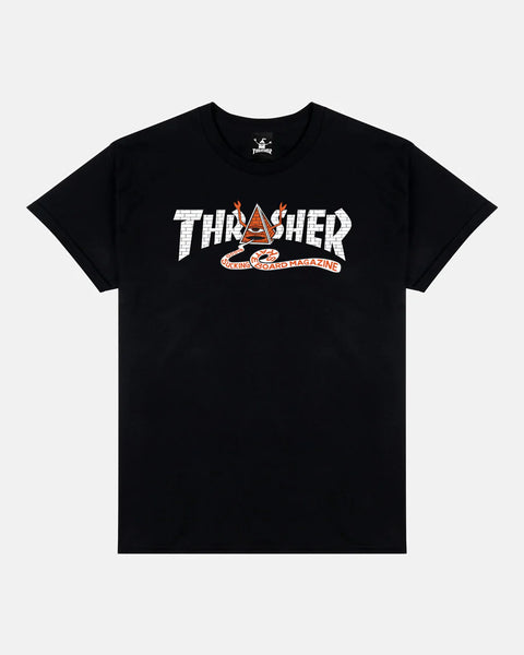 Thrasher X Toy Machine Pyramid Tee - Black