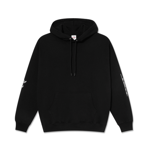 Polar Skate Co Dave Hoodie Sad At Times - Black