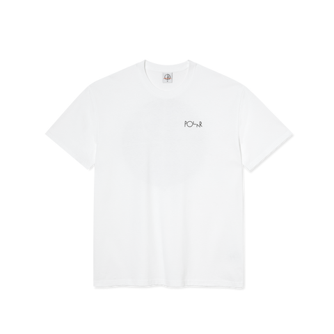 Polar Skate Co Fill Logo Burnside 2084 Tee -  White