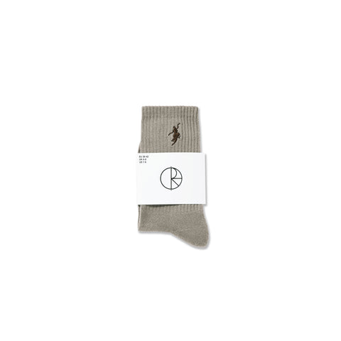 Polar Skate Co No Comply Socks 1 Pack - Sand / Brown