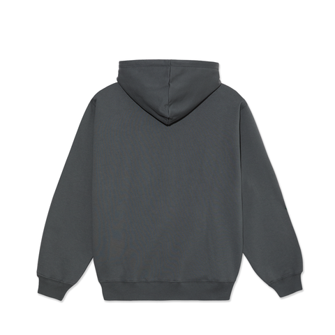 Polar Skate Co Dave Hoodie Metal Logo - Graphite