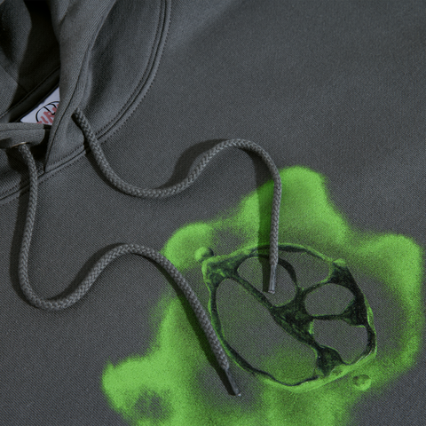 Polar Skate Co Dave Hoodie Metal Logo - Graphite