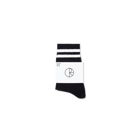 Polar Skate Co Happy Sad Socks 1 Pack - Black