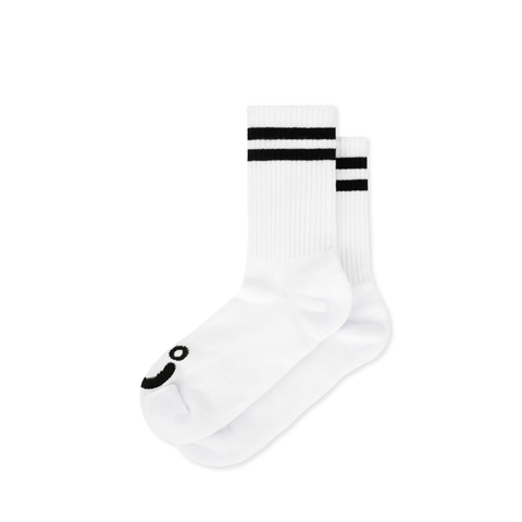 Polar Skate Co Happy Sad Socks 1 Pack - White