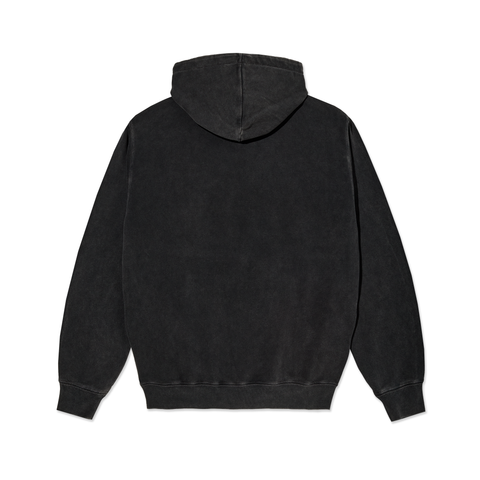 Polar Skate Co Dave Hoodie Metal Logo - Silver Black