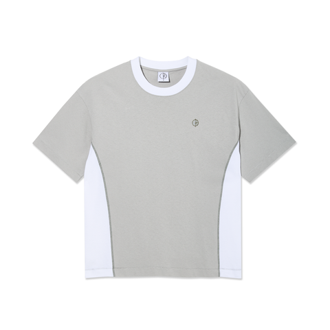 Polar Skate Co Surf Panel Tee -  Silver / White