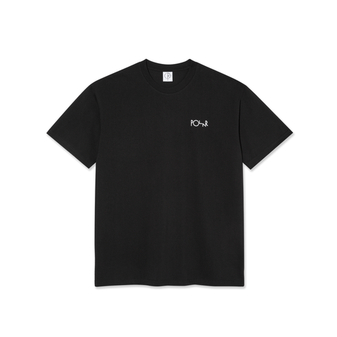 Polar Skate Co Stroke Logo Tee -  Black