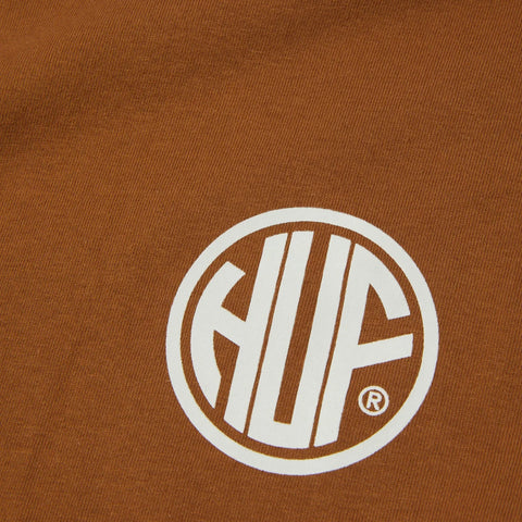 HUF Regional Tee - Brown Sugar / White