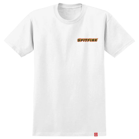 Spitfire OG Classic Flame Tee - White
