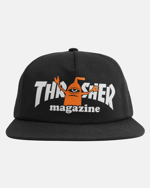 Thrasher X Toy Machine Setc Snapback Cap - Black