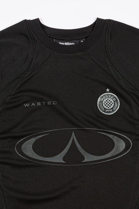 Wasted Paris Sharp Football Tee - Black