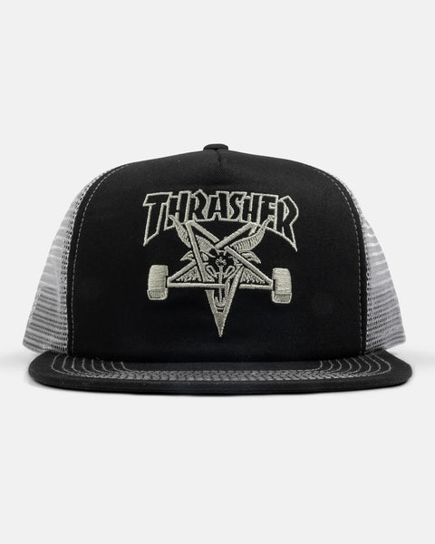 Thrasher SkateGoat Trucker Cap - Black