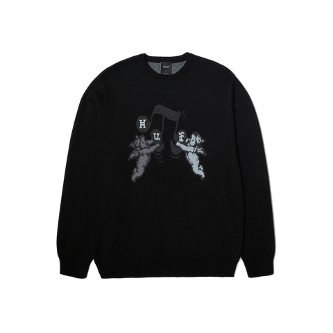 HUF Song Intarsia Sweater - Black