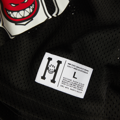 HUF Spitfire End Zone Jersey - Black