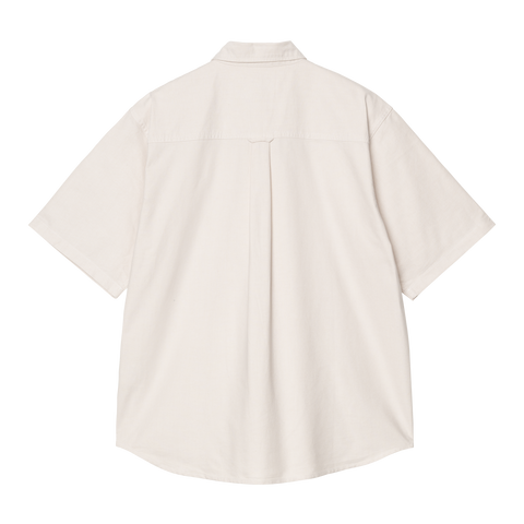 Carhartt WIP S/S Braxton Shirt - Fleur De Sel / Wax