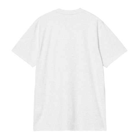 Carhartt WIP S/S Script Tee - Ash Heather / Rondo