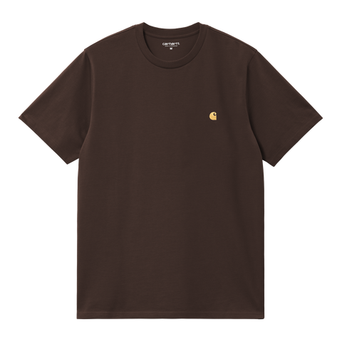 Carhartt WIP Chase Tee - Tobacco / Gold