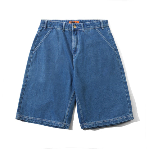 Butter Goods Scribble Denim Shorts - Mid Blue