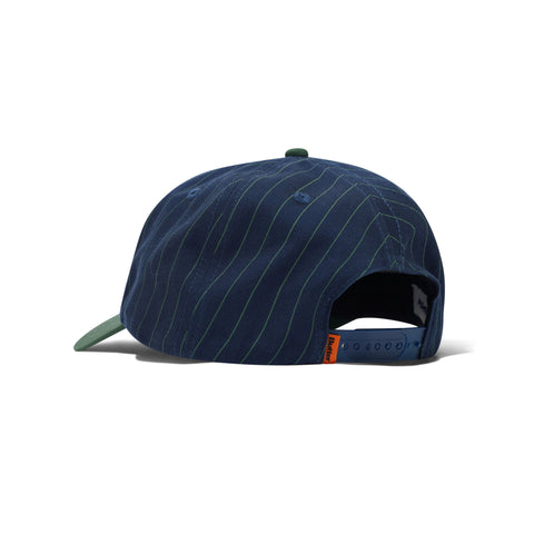 Butter Goods Serif 5 Panel Cap - Navy / Forest