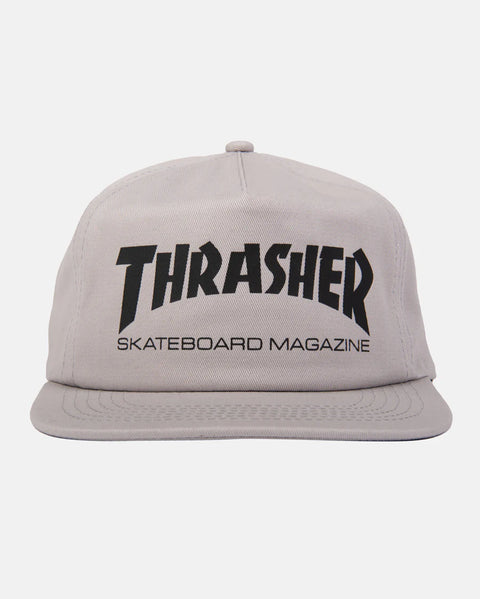 Thrasher Skate Mag Snapback Cap - Grey / Black