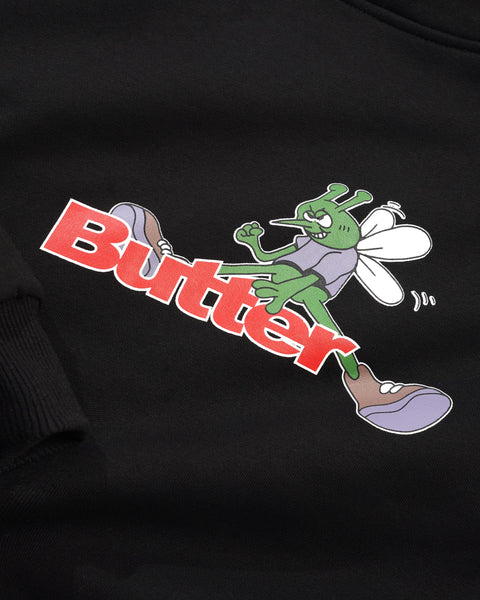 Butter Goods Skeeter Logo Pullover Hoodie - Black