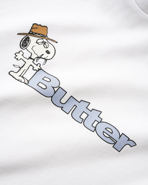 Butter Goods Spike Logo Tee - White