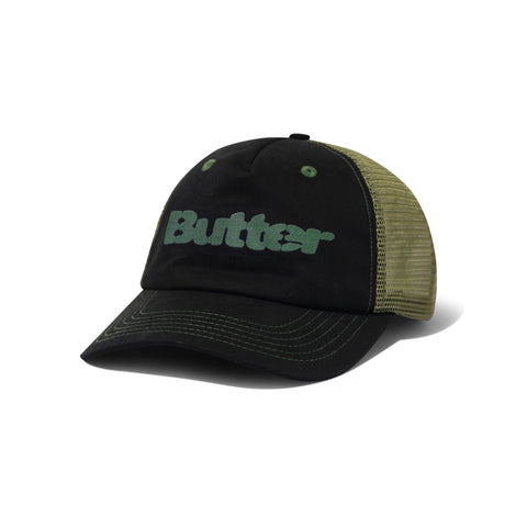 Butter Goods Stencil Trucker Cap - Black