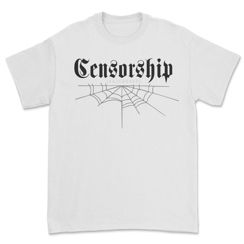 Censorship Stroke Tee - White