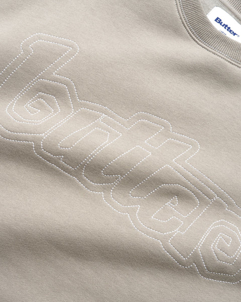 Butter Goods Swirl Crewneck - Grey