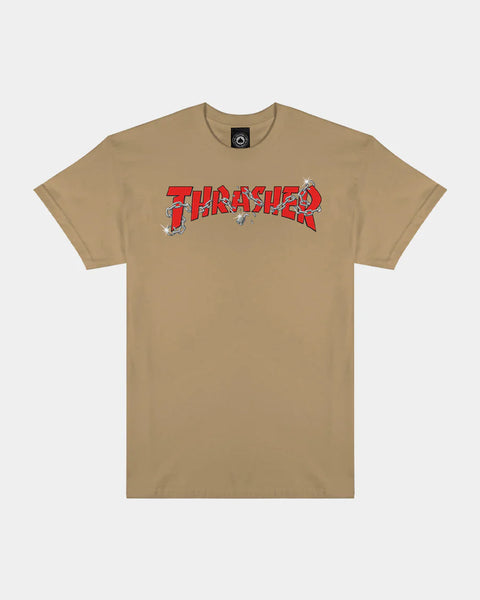 Thrasher Chains Tee - Tan