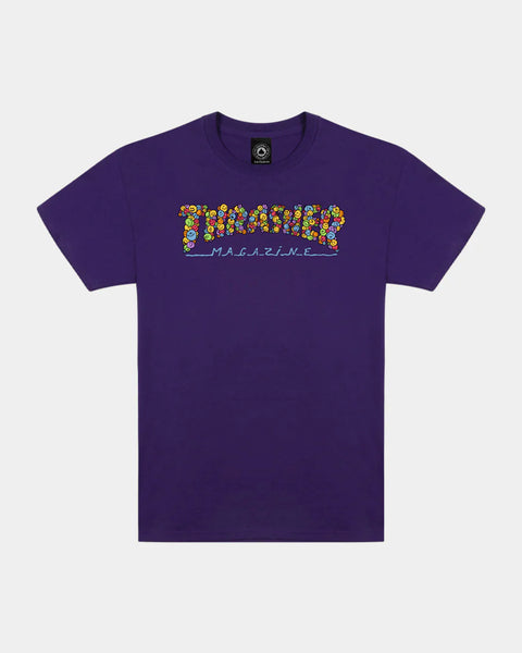 Thrasher Smile Tee - Purple