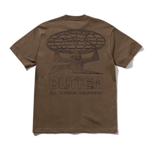 Butter Goods Terrain Tee - Dark Taupe
