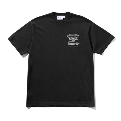 Butter Goods Terrain Tee - Washed Black