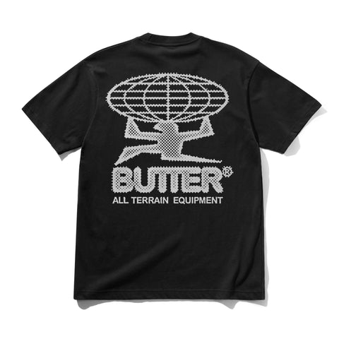 Butter Goods Terrain Tee - Washed Black