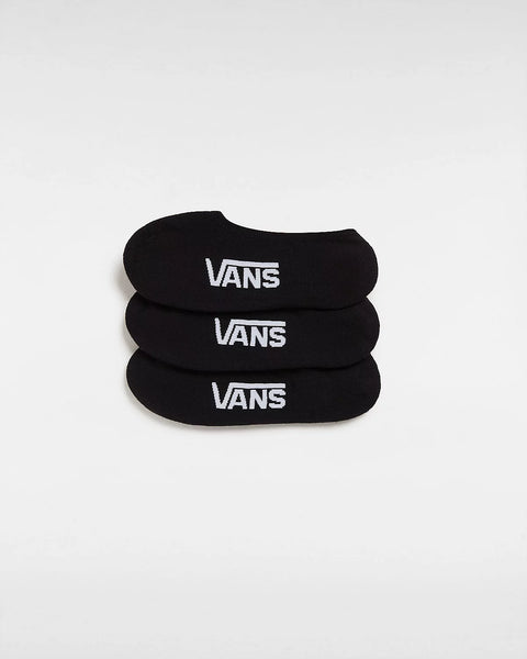 Vans Classic Invisible Socks 3 Pack - Black